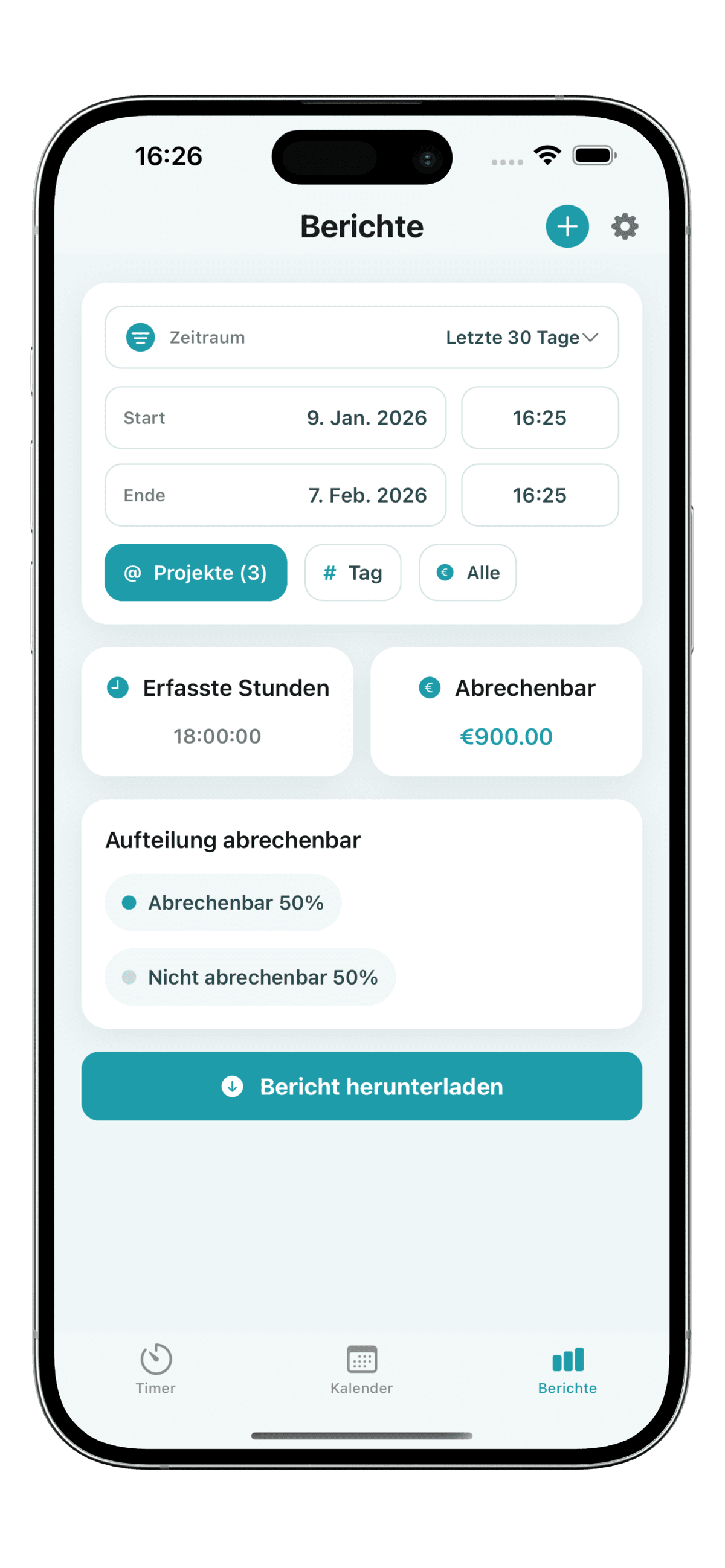 Professionelle Berichte