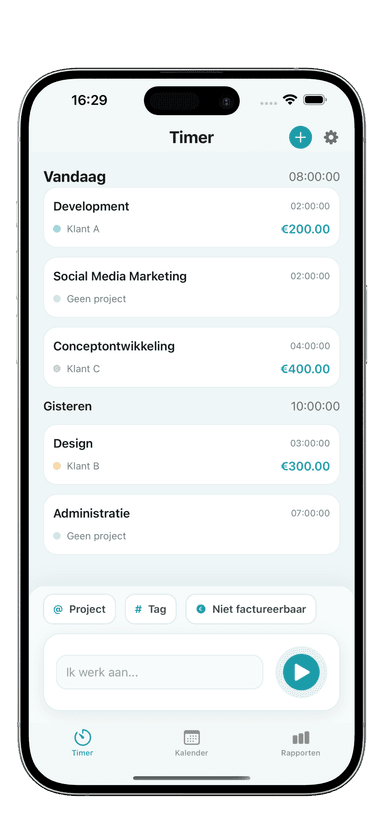 Urenregistratie App