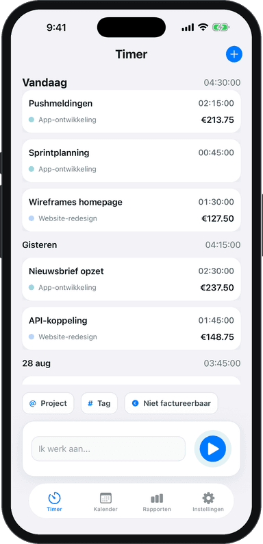 Urenregistratie App